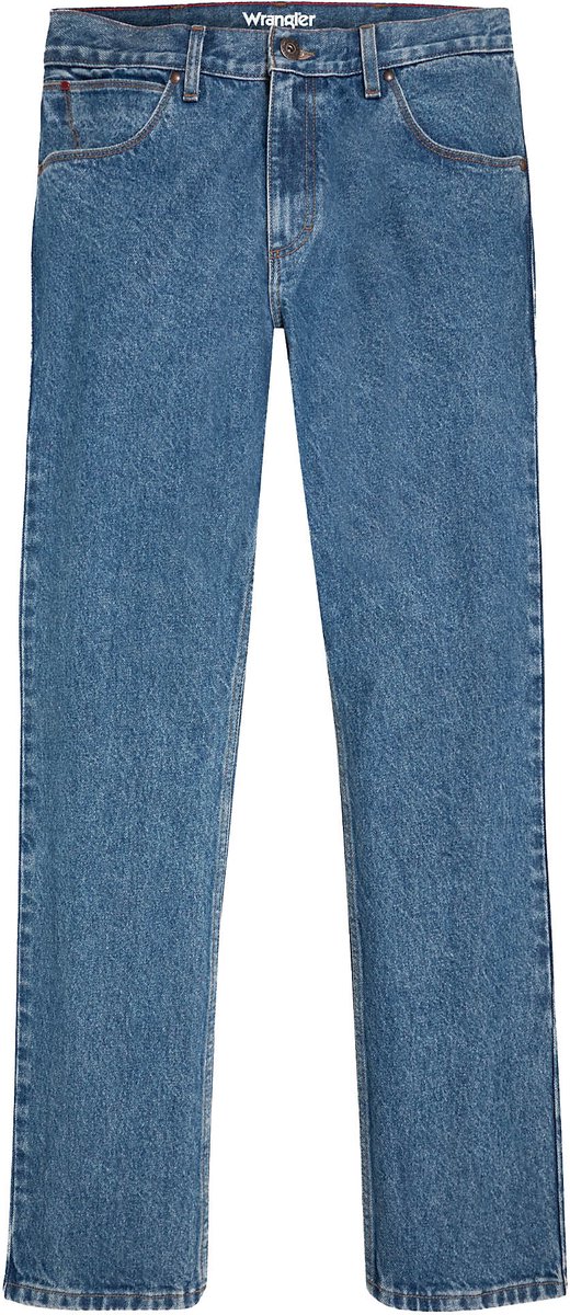 WRANGLER STRAIGHT MEDIUM STW REGULAR HEREN Blauw