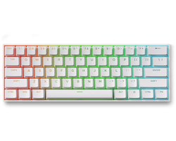 MCHOSE Ace 60 Pro - Hall Effect - Magnetische Switch - Aluminium Behuizing - Gaming Keyboard - Uranus Switch - 60% Layout - Cherry Profile - RGB Backlight - PBT Shine Through - Wit