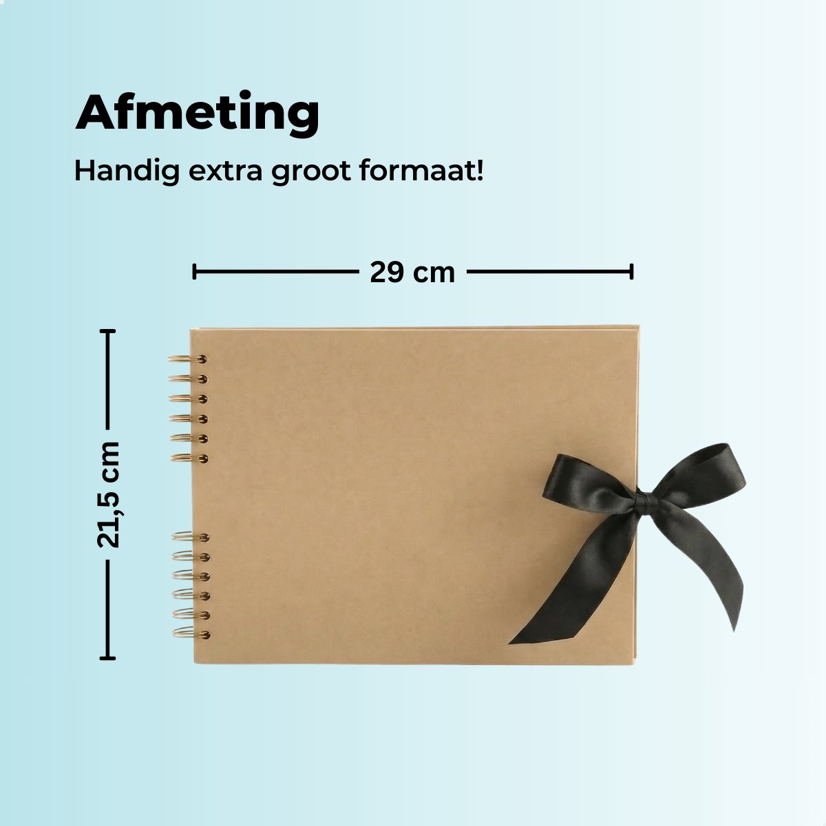 RENALUX Fotoalbum Plakalbum - Scrapbook Album - Plakboek - Foto Album - Gastenboek Bruiloft - Baby Album- 80 Pagina's - Bruin — afbeelding 8