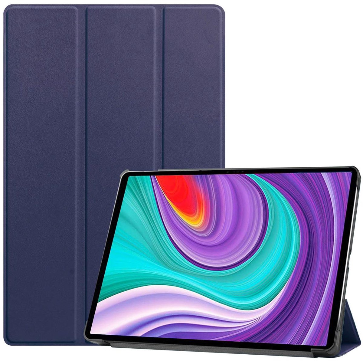 imoshion Tablet Hoes - Geschikt voor Lenovo Tab P11 Pro - Trifold Bookcase - Donkerblauw