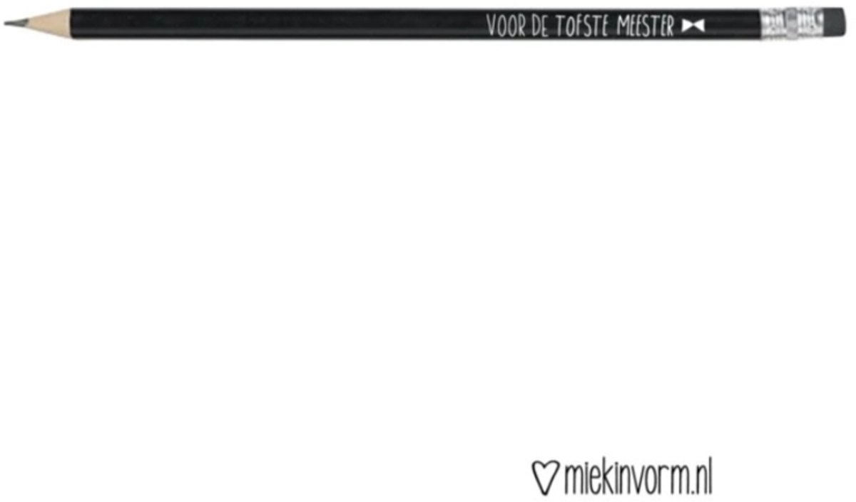Potlood "Toffe Meester"