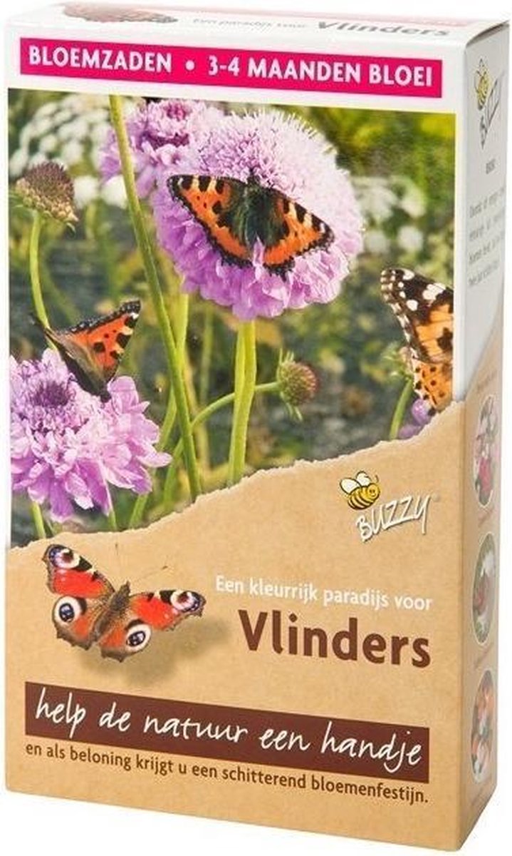 Buzzy Flower Mix Vlinders 15 m²