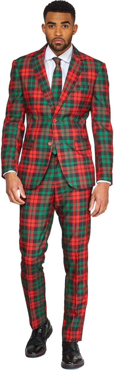 OppoSuits Trendy Tartan - Heren Kostuum - Gekleurd - Kerst - Maat 52 op Prijzenvolger.com