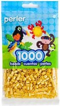 Perler Pearl stripe strijkkralen - 1000stuks - gold