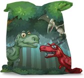 Zitzak Dino Blauw Groen (L)