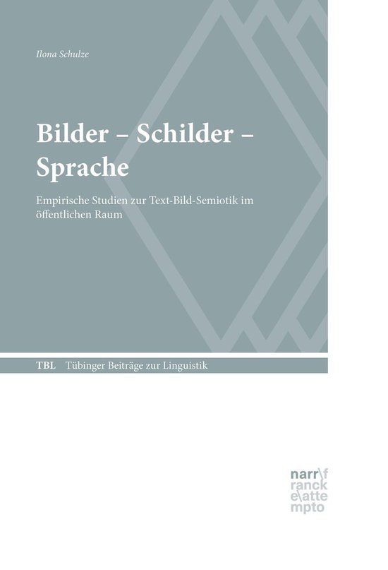 Tübinger Beiträge zur Linguistik (TBL) 567 - Bilder - Schi ... - cover