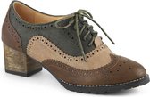 Pin Up Couture Lage schoenen -35 Shoes- RUSSELL-34 US 5 Bruin/Beige