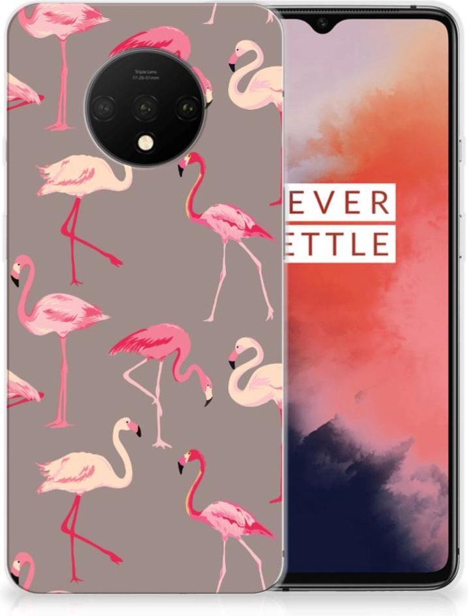 OnePlus 7T TPU Hoesje Flamingo