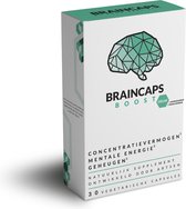 Braincaps Boost Decaf – Presteren & Concentreren zonder cafeïne - 30 capsules