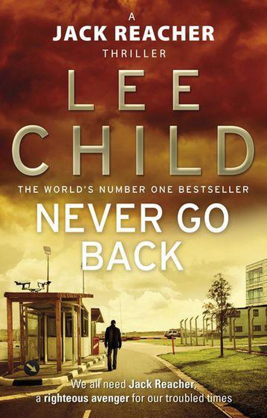 Boekomslag voor Never Go Back