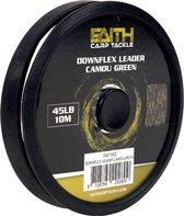 Faith Downflex Leader - Camou Green - 45lb - 10m - Groen