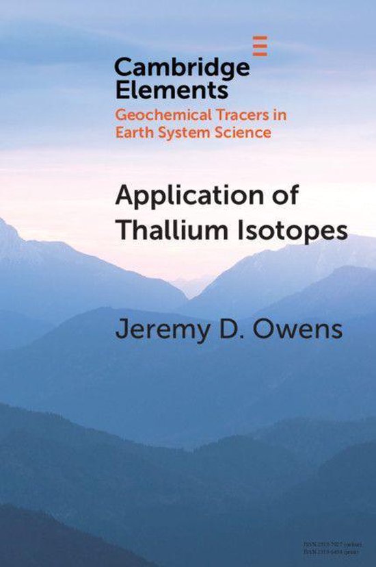 Elements in Geochemical Tracers in Earth System Science - Ap ... - cover