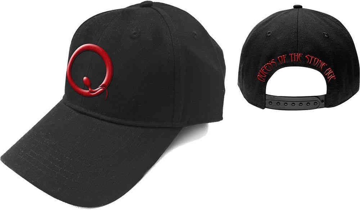 Queens Of The Stone Age Baseball pet Q Logo Zwart