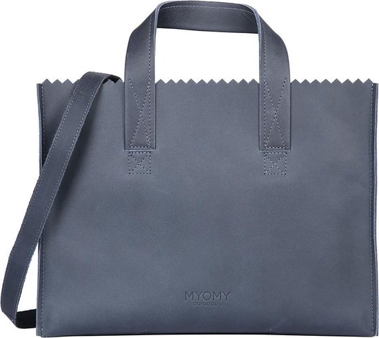 MYOMY My Paper Bag Dames Handtas Crossbody Blauw bol