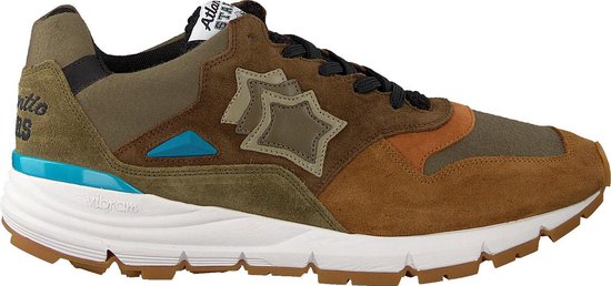 Atlantic Stars Heren Lage sneakers Polaris - Bruin - Maat 42 | bol