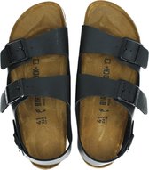 Birkenstock MILANO - Volwassenen Heren sandalen - Kleur: Zwart - Maat: 41