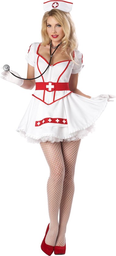 Traditioneel Pathologisch droefheid Sexy verpleegster kostuum voor vrouwen - Verkleedkleding - XS" | bol.com