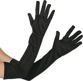 Rubie's Handschoenen Extra Lang Unisex One Size Zwart