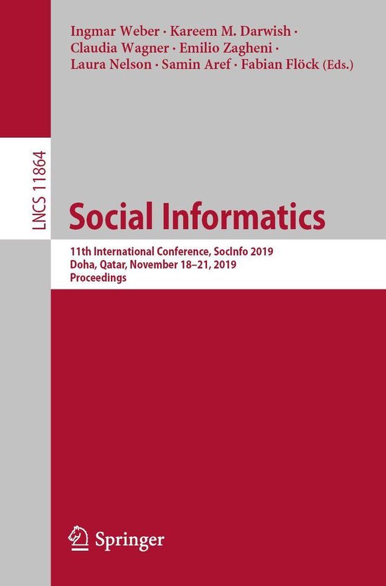 Springer Nature Proceedings Computer Science - Social Inform ... - cover