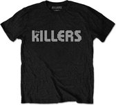 The Killers Heren Tshirt -2XL- Dots Logo Zwart