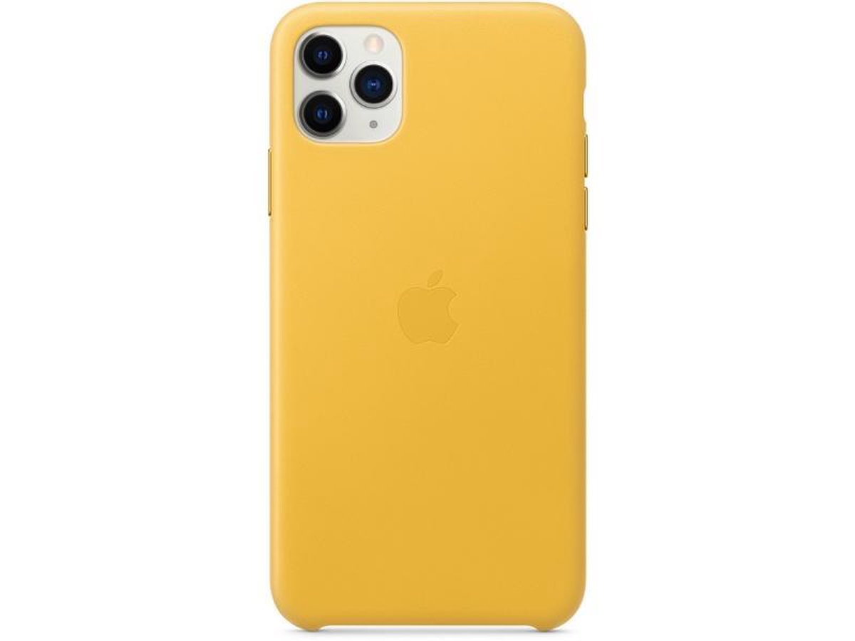 Apple - Leren Hoesje - iPhone 11 Pro Max - Lemon