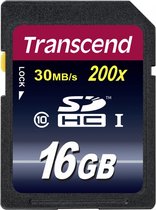 Transcend TS16GSDHC10 mémoire flash 16 Go SDHC NAND Classe 10