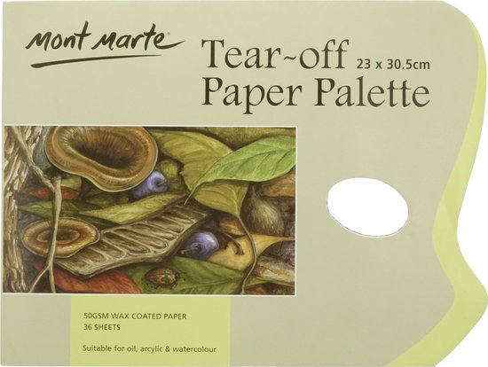 Mont Marte® afscheurpalet papier 36 vellen - grams papier | bol.com