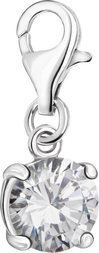 Quiges Donna Charm Ciondolo Argento Dadi per Bracciali e Accessori