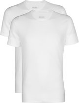 2-pack: Hugo Boss T-shirts Relaxed Fit - O-hals - wit -  Maat S