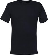 Schiesser Mix+Relax heren lounge t-shirt korte mouw O-hals - blauw -  Maat L