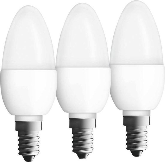 OSRAM 4052899955530 LED-lamp Energielabel F (A - G) E14 Kaars 4.9 W = 40 W  Warmwit (Ø... | bol.com
