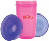 Nuby Beker 360 wonder cup roze