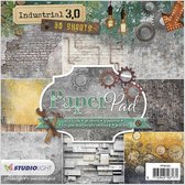 Creotime Design Papierblok Industrieel 1 15 X 15 Cm 36 Vellen