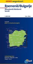 ANWB wegenkaart - Roemenië ; Bulgarije, Macedonië ; Moldavië ; Servië
