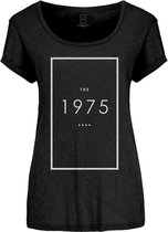 The 1975 Dames Tshirt -S- Original Logo Zwart