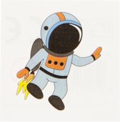 Lg-imports Plaktattoo Astronaut 5 X 5 Cm