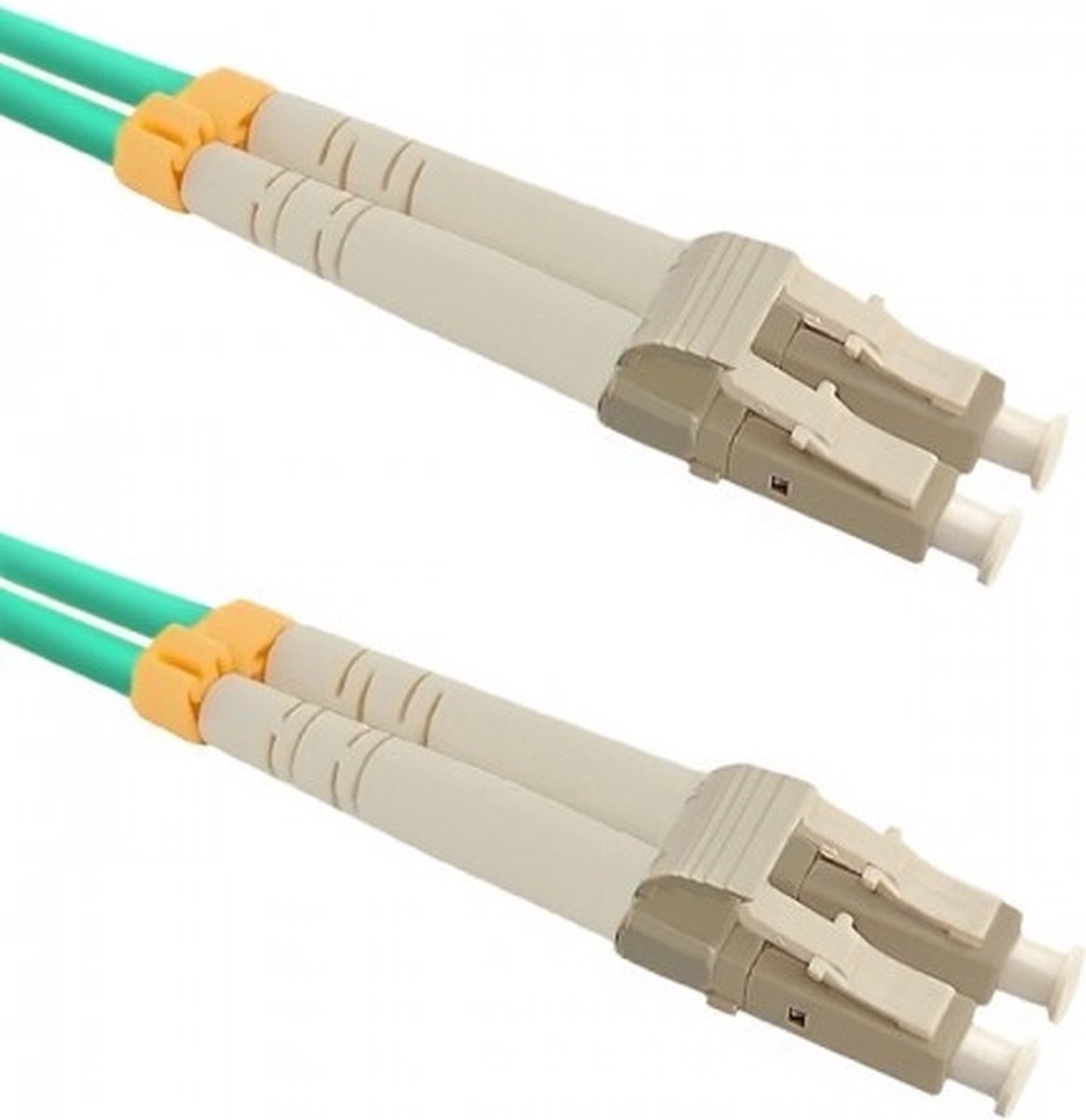 Qoltec 54344 InfiniBand en Glasvezelkabel 2 m LC Groen
