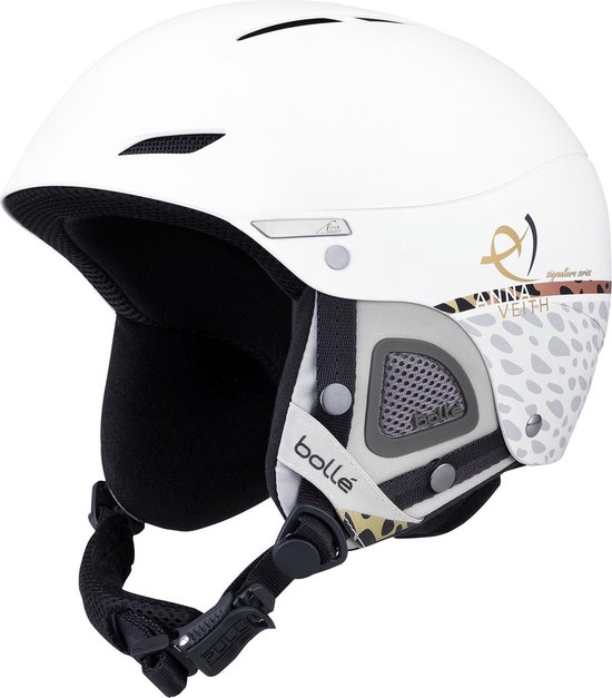 Persoon belast met sportgame schilder Saai Bollé Juliet Vrouwen Skihelm - Anna Veith Signature Series - 52-54 cm |  bol.com