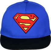 Superman Classic Logo Volwassenen Snapback Pet Blauw - Officiële Merch