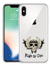 Coque Apple iPhone X Ride or Die