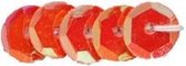Vaessen Creative Pailletten cup - oranje - 6mm - 450g - wasbaar