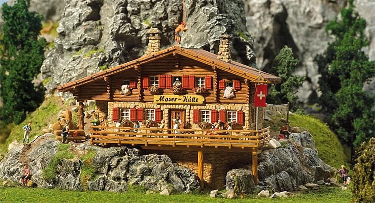 H0 Berghut Moser-Hutte Faller 130329