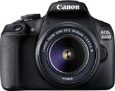 Canon EOS 2000D + 18-55mm f/3.5-5.6 + 16GB + Cameratas SB130 - Zwart