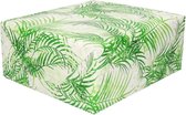 2x Inpakpapier/cadeaupapier wit/groene palmbomen print 200 x 70 cm - Cadeauverpakking kadopapier