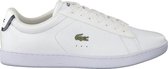 Lacoste Carnaby EVO Dames Sneakers - Wit/Zwart - Maat 37.5