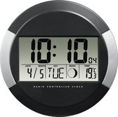 Hama Horloge DCF radiocommandée "PP-245", noire