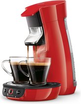 Senseo Viva Café HD6563/81 koffiezetapparaat Vrijstaand Koffiepadmachine Rood 0,9 l 6 kopjes Volledig automatisch