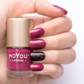 MoYou London Stempellak - Sangria - Rood