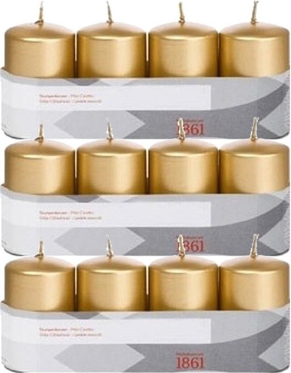 Bougies Piliers Ivoire 50x75 Mm - Pack De 4 Bougies Inodores à Mèche Coton | Fabrication Européenne SafeCandle Auto-extinguible - 3