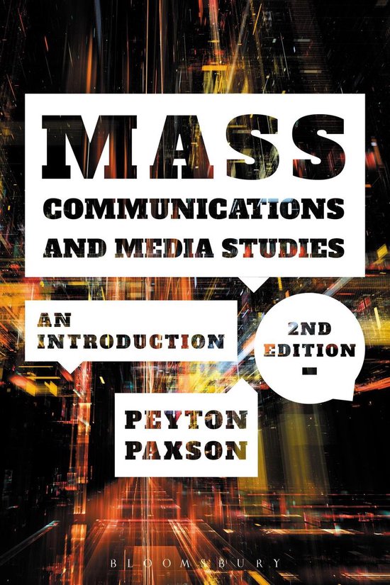 Mass Communications and Media Studies - cover